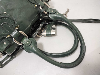 Chloe Paddington Bag Cadena Green Handbag