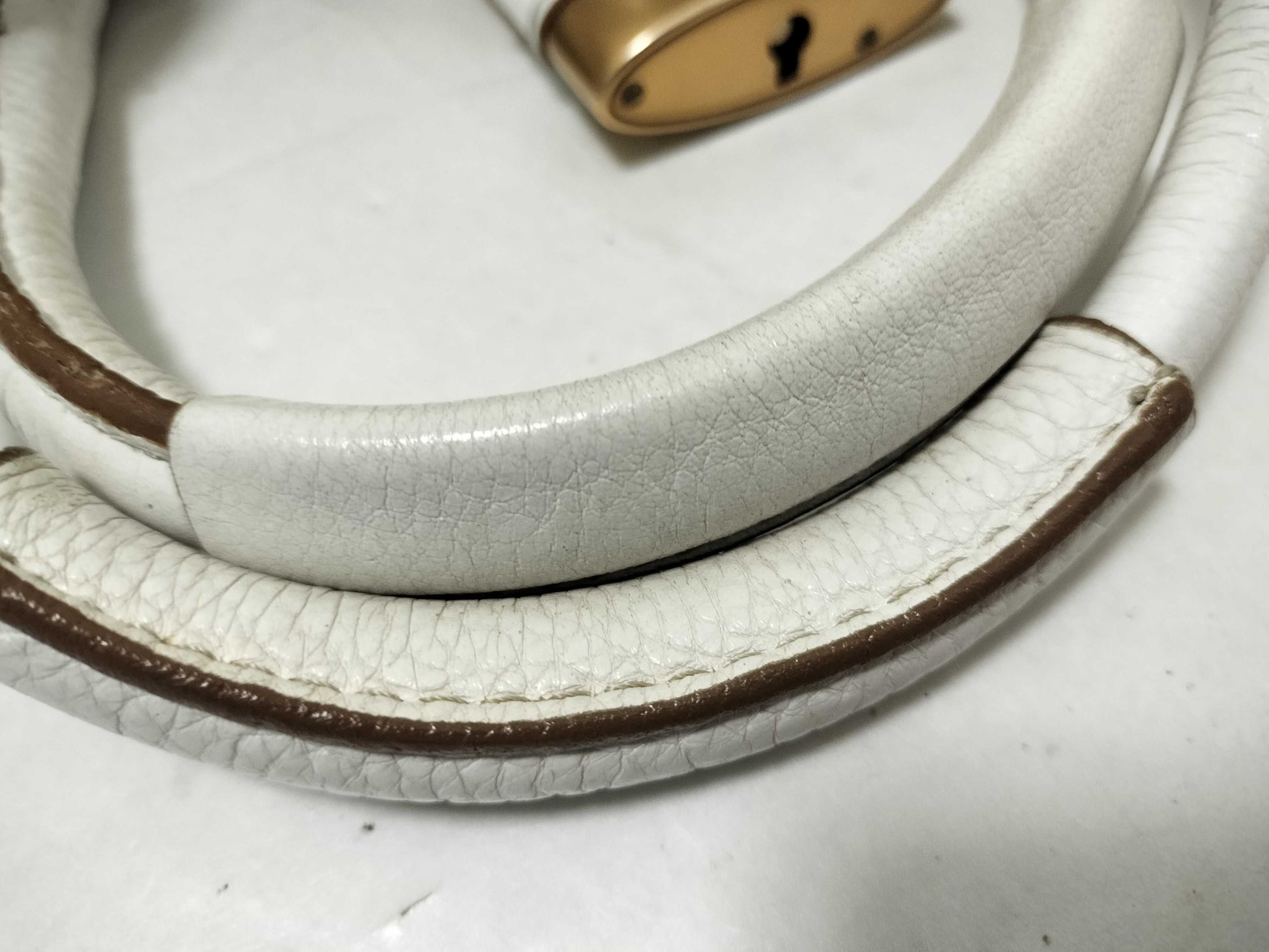 Chloe Paddington Bag Cadena White Handbag