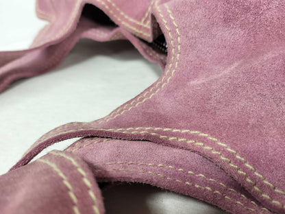 Miu Miu Miu Miu Miu Suede Leather Handbag Pink Tote Bag