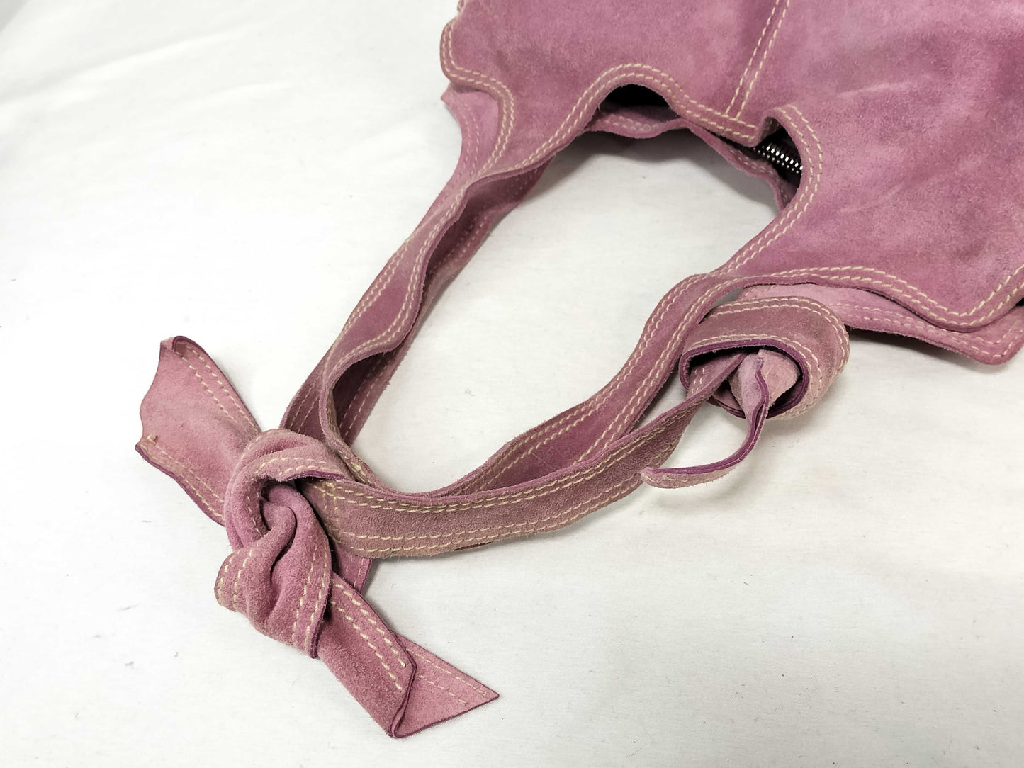 Miu Miu Miu Miu Miu Suede Leather Handbag Pink Tote Bag