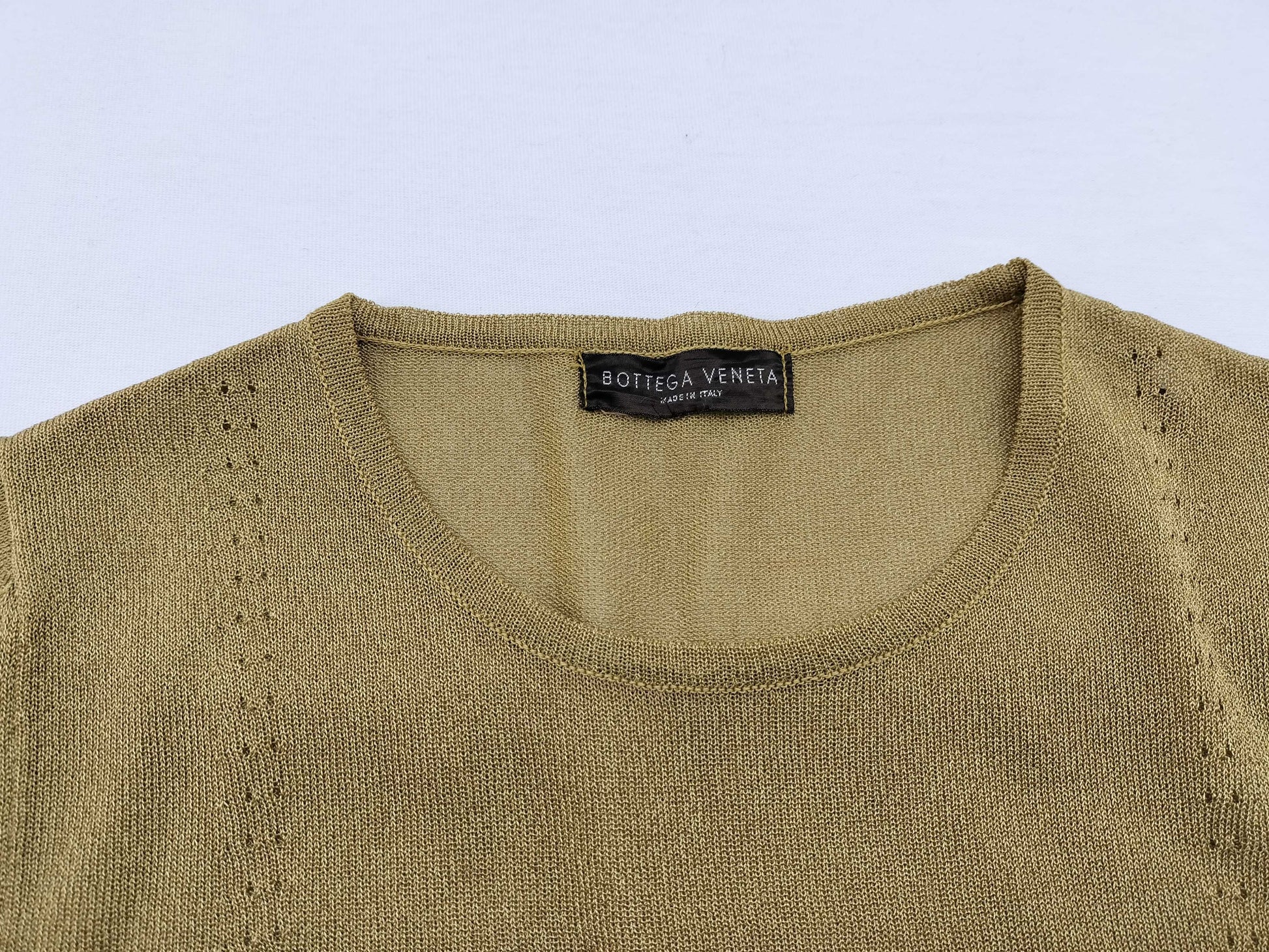 BOTTEGA VENETA BOTTEGA VENETA Bottega Veneta knit short sleeve sweater top