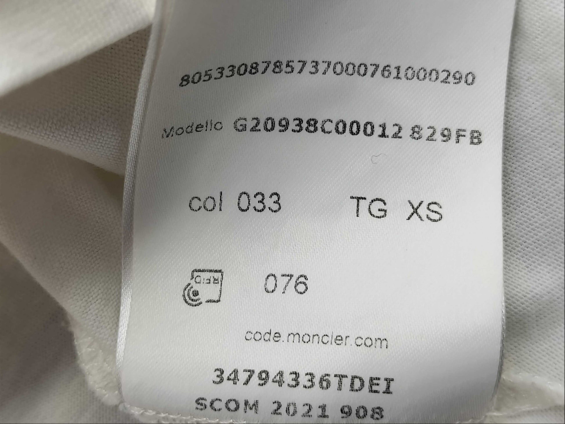 MONCLER MONCLER Moncler Back Print T-Shirt