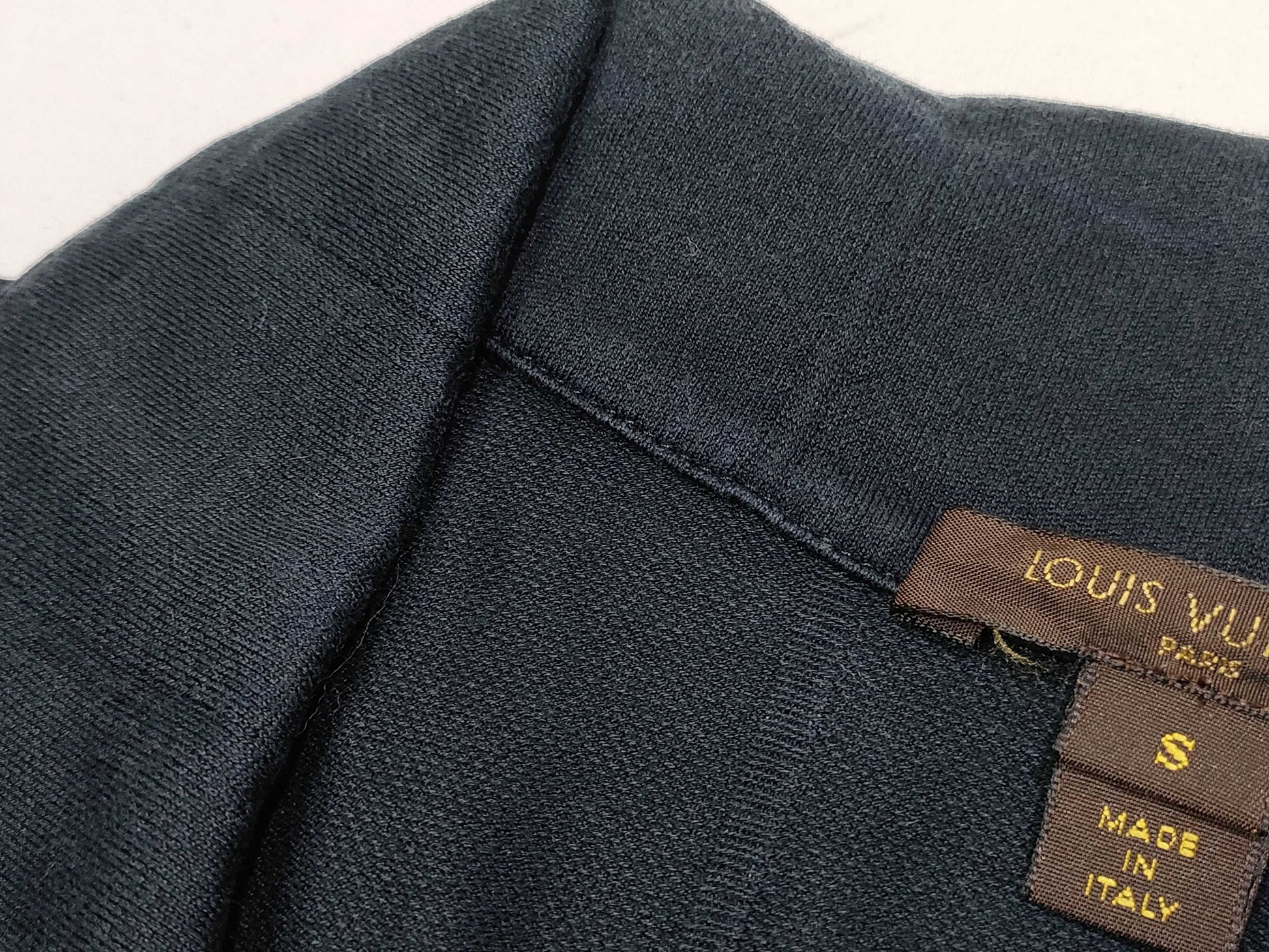 LOUIS VUITTON LOUIS VUITTON Louis Vuitton Logo Stripe Polo Shirt Tops