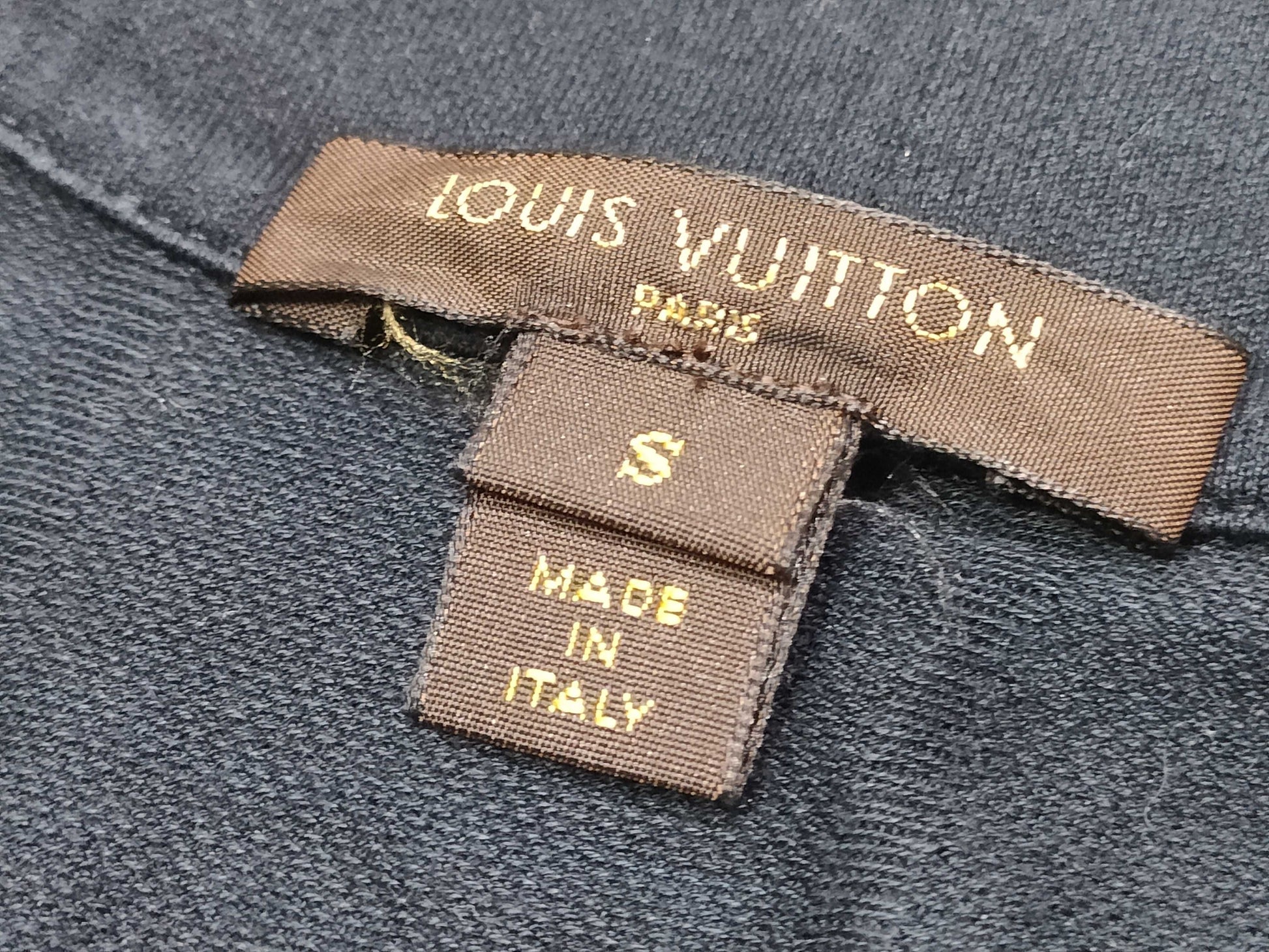 LOUIS VUITTON LOUIS VUITTON Louis Vuitton Logo Stripe Polo Shirt Tops