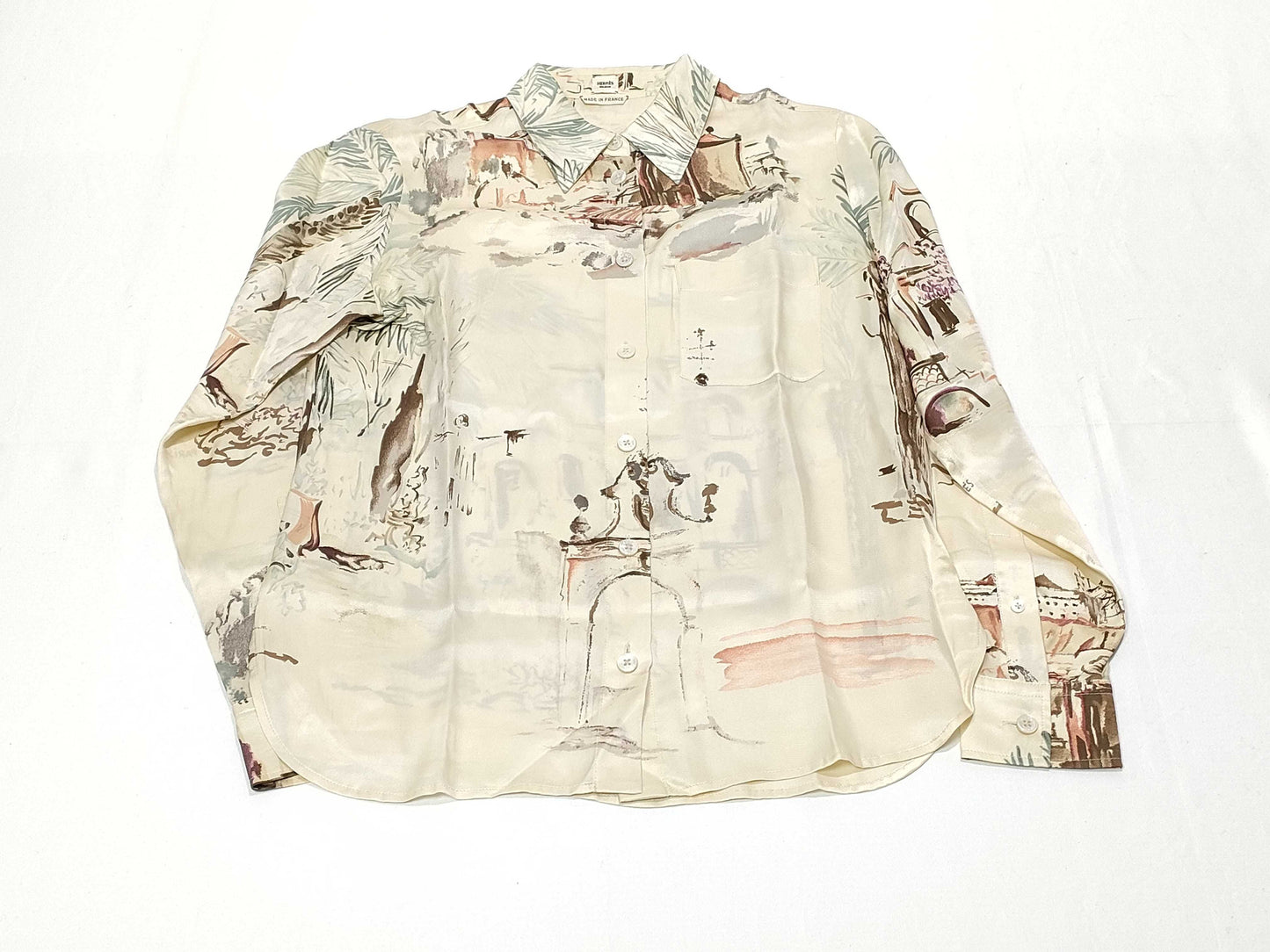 HERMES HERMES Hermes Gaultier period blouse shirt shirt
