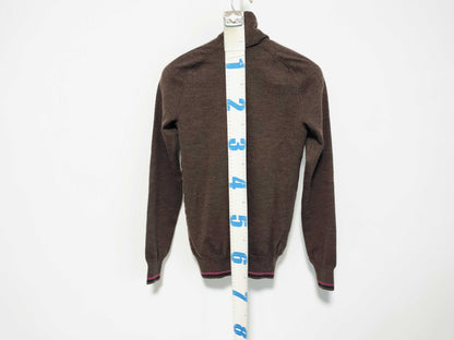 HERMES HERMES Gaultier-era Twill Leopard Print Sweater Top