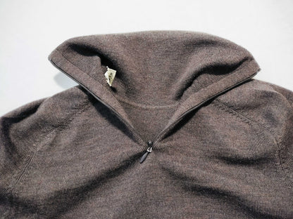 HERMES HERMES Gaultier-era Twill Leopard Print Sweater Top