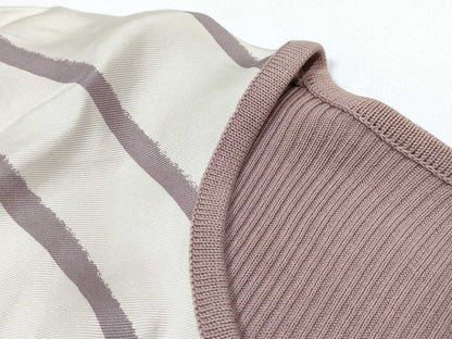 HERMES HERMES Margiela period striped cardigan