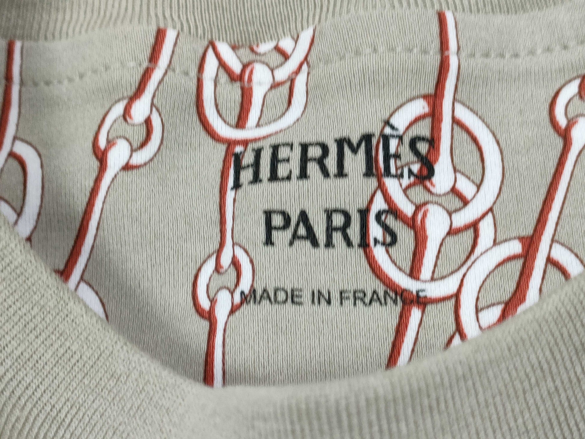 HERMES HERMES Chain Pattern T-Shirt
