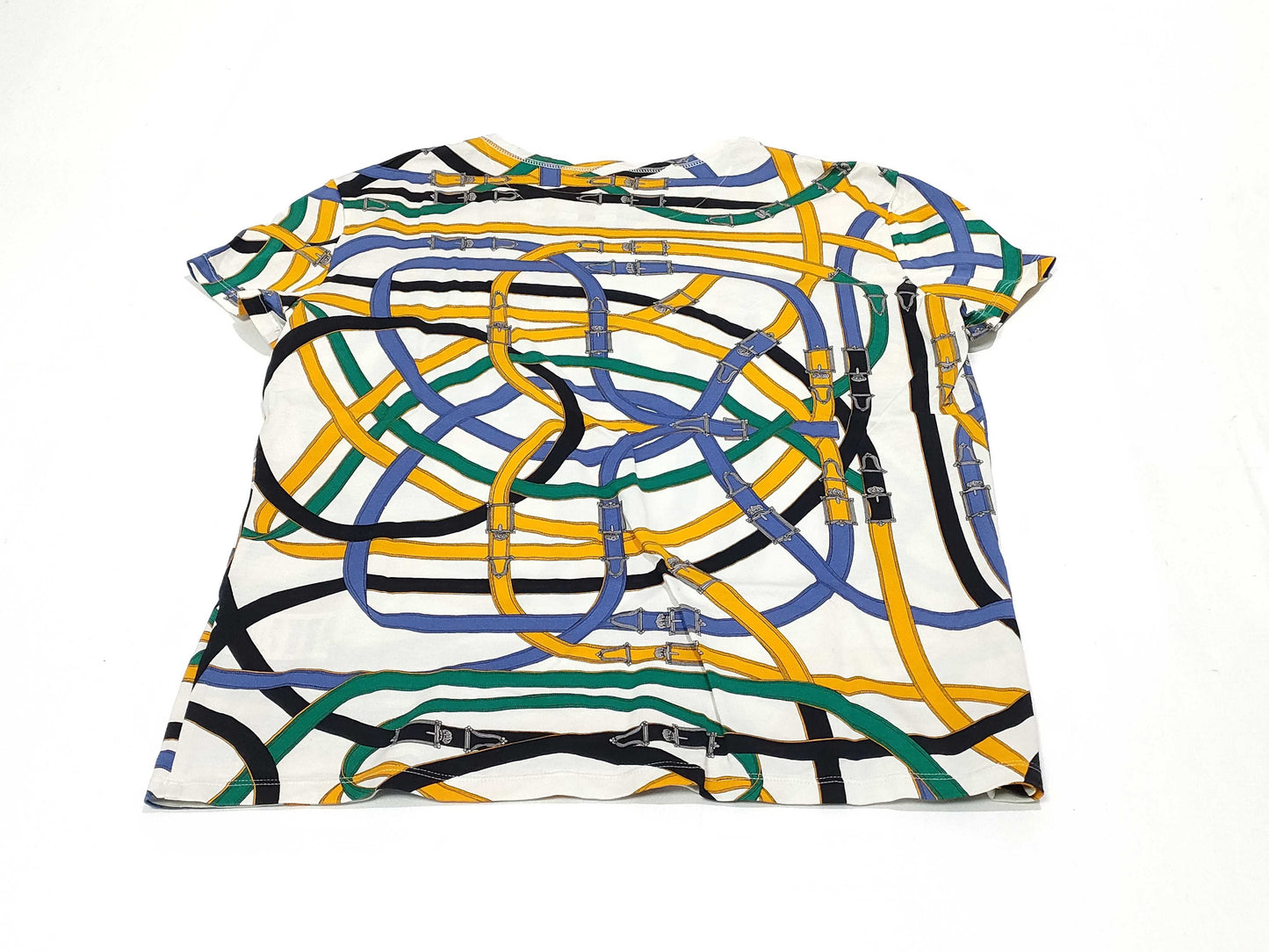 HERMES HERMES Gaultier period belt design T-shirt