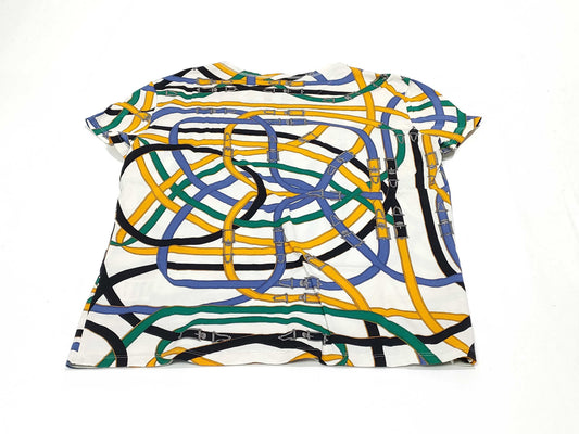 HERMES HERMES Gaultier period belt design T-shirt