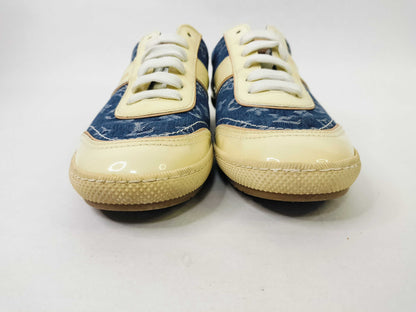 LOUIS VUITTON Monogram Denim LOUIS VUITTON Louis Vuitton Monogram Denim Sneakers