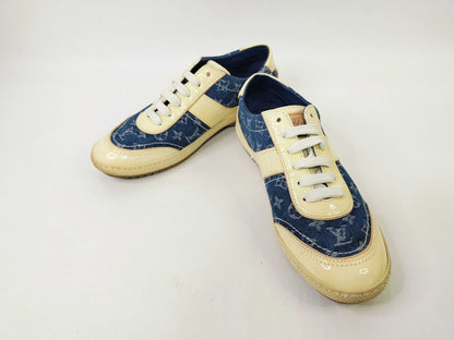 LOUIS VUITTON Monogram Denim LOUIS VUITTON Louis Vuitton Monogram Denim Sneakers