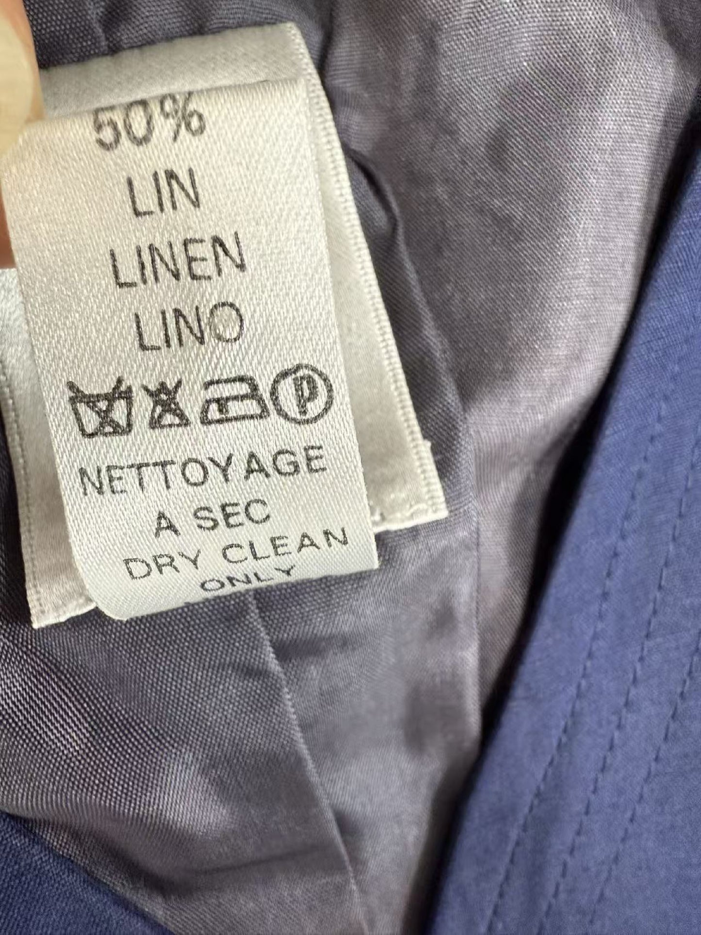 CELINE CELINE PARIS Made in France Short Sleeve Jacket and Skirt Suit Set, Navy, Size 40 Other Apparel