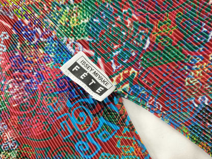 ISSEY MIYAKE FETE Pleated Cardigan Top