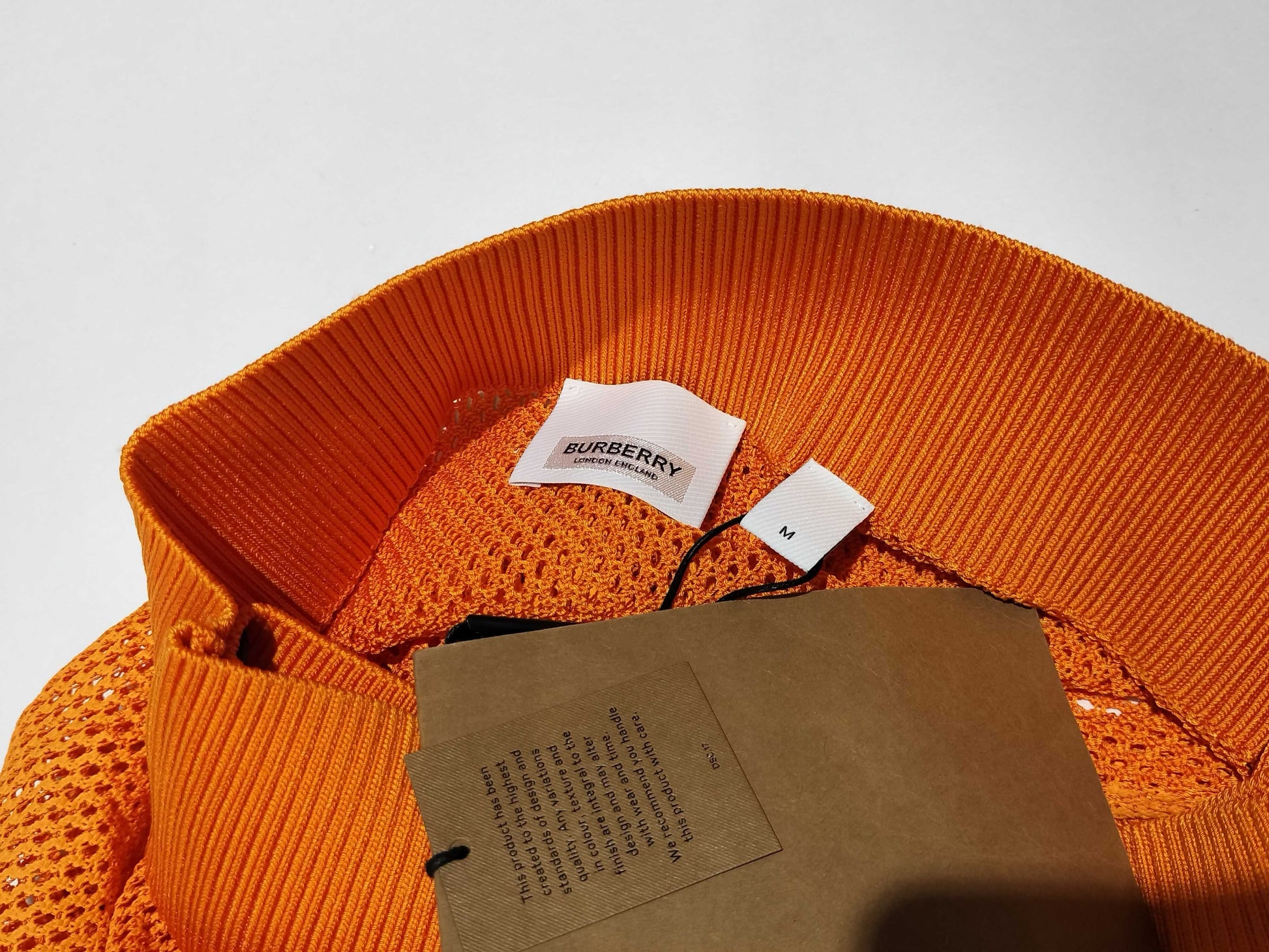 BURBERRY orange skirt