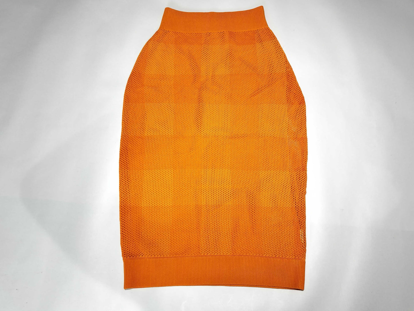 BURBERRY orange skirt