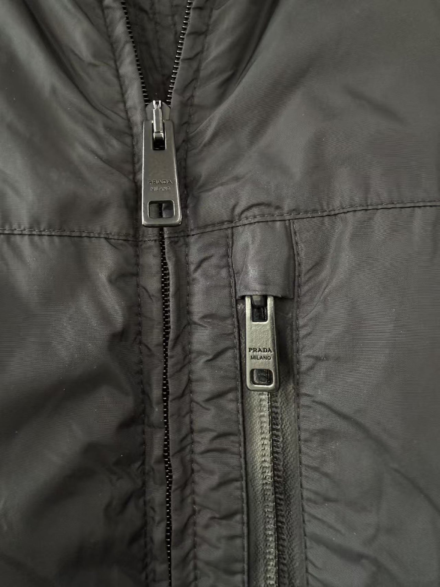 PRADA 17aw Zip-up Blouson 48 Jacket