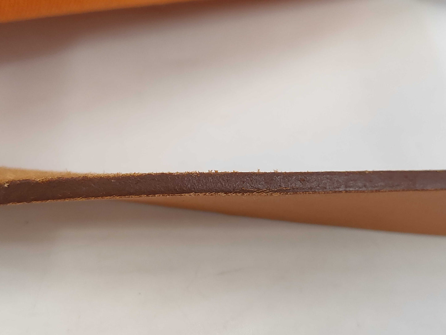 HERMES Cabag Elan 39 PM Toile Officier x Leather Orange x Brown Silver Hardware □N Stamp Tote Bag