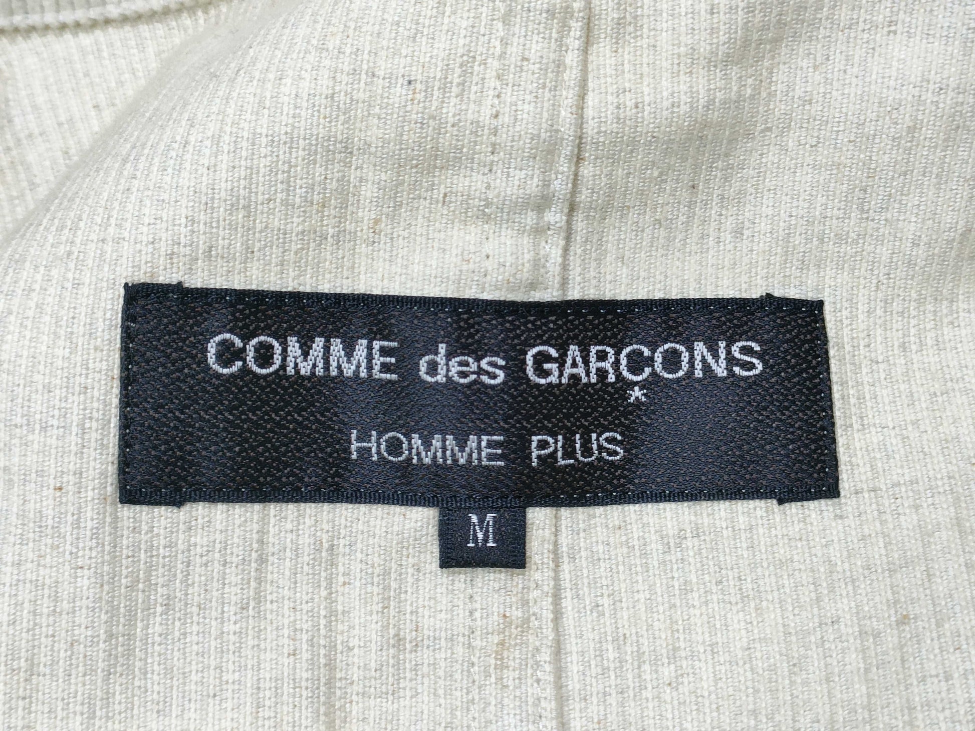 COMME des GARÇONS Homme Plus AD1994 Corduroy Tailored Jacket PJ-10053M Beige Medium Jacket