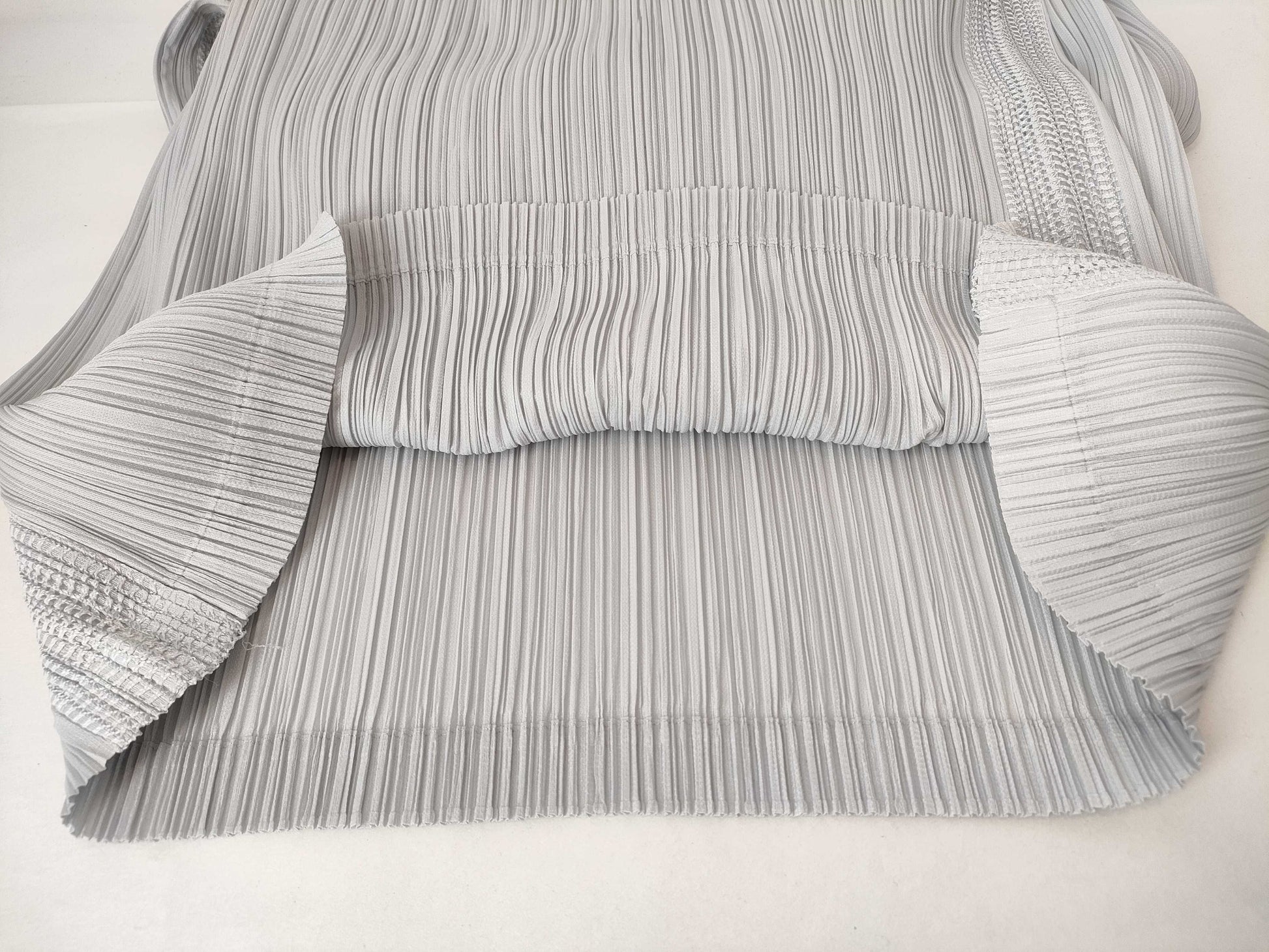 PLEATS PLEASE Issey Miyake Side Mesh Panel Skirt PP33-JG533 Gray Skirt