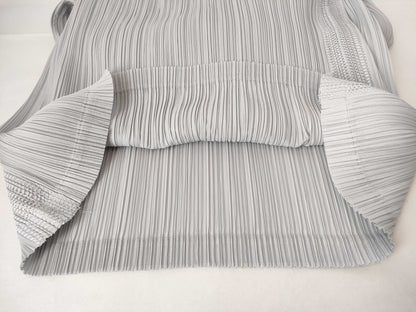 PLEATS PLEASE Issey Miyake Side Mesh Panel Skirt PP33-JG533 Gray Skirt