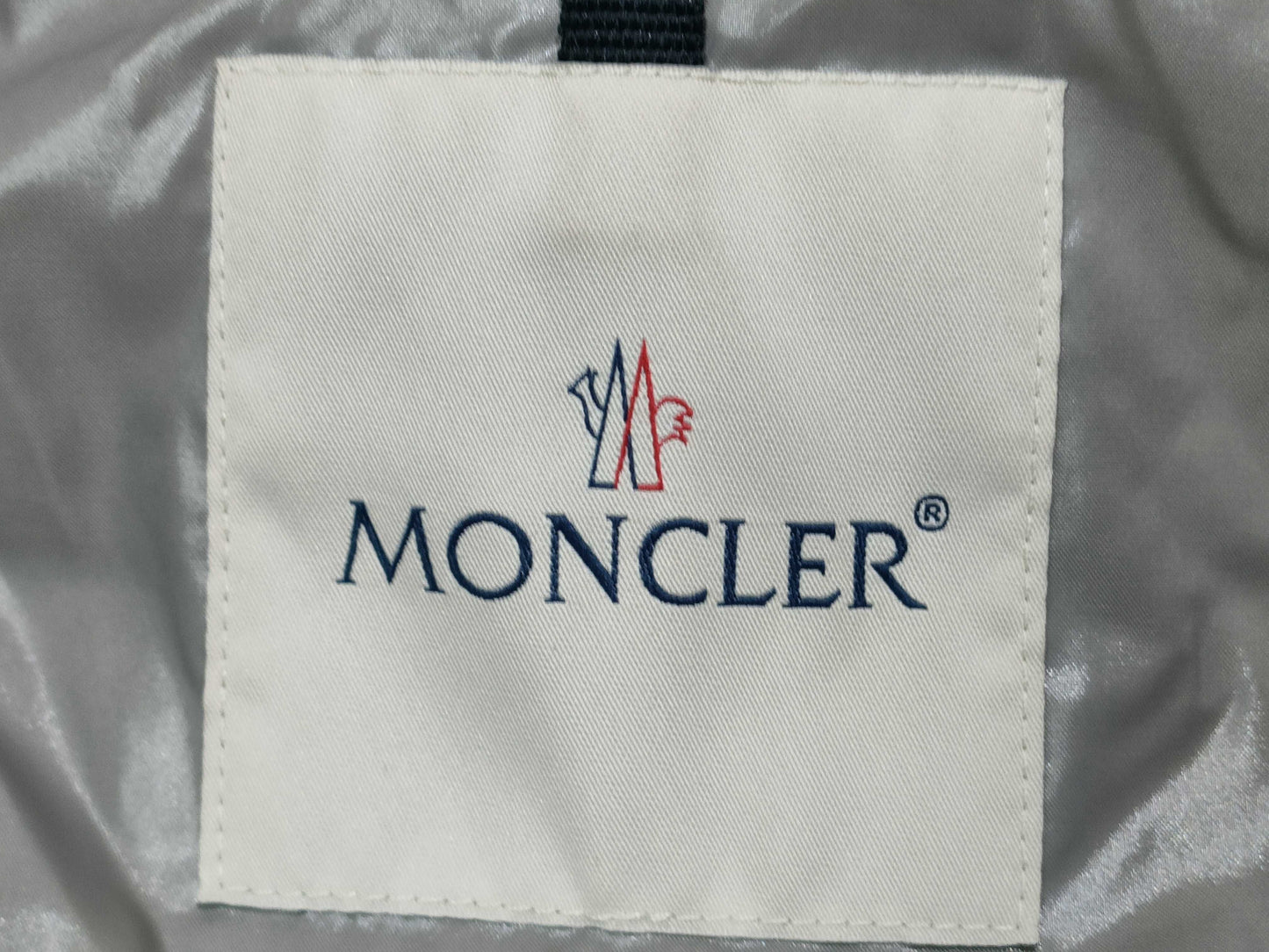 MONCLER 2020 TORCON Wool Down Jacket with Lamé Logo Plate, Beige, Size 2 