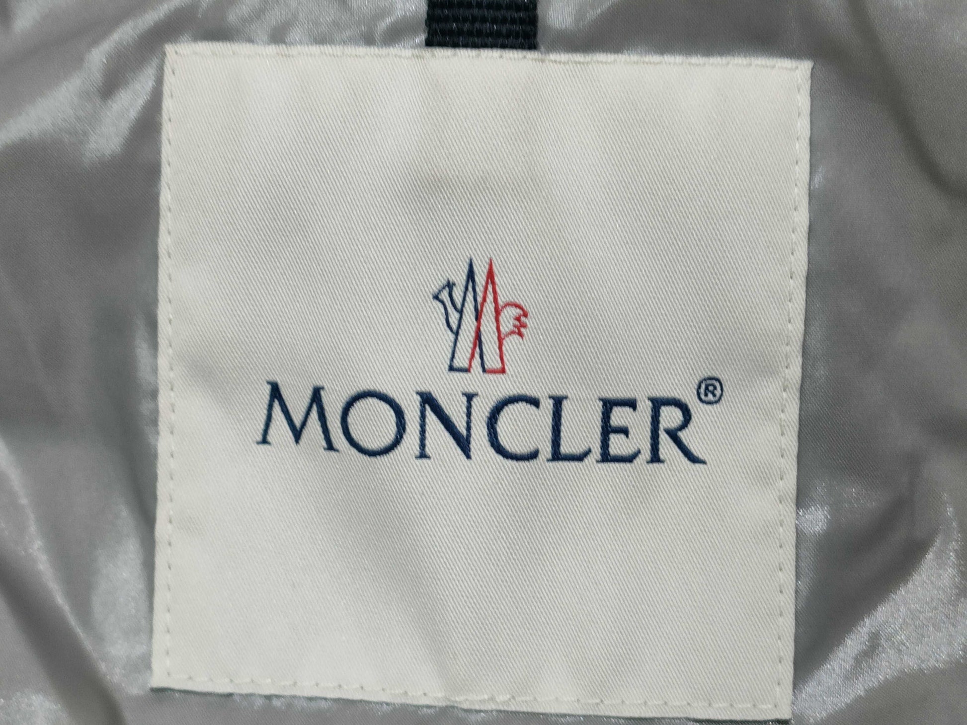 MONCLER 2020 TORCON Wool Down Jacket with Lamé Logo Plate, Beige, Size 2 