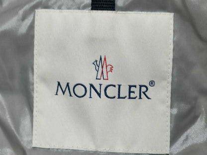 MONCLER 2020 TORCON Wool Down Jacket with Lamé Logo Plate, Beige, Size 2 