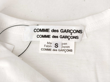 COMME des GARÇONS Comme des Garçons Comme des Garçons AD2017 18SS Lace Print Cutout T-Shirt RA-T001 White
