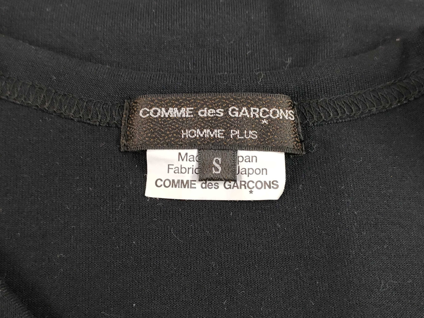 COMME des GARÇONS Homme Plus Men's AD2023 24SS Lip Long Sleeve T-Shirt PM-T013 Black/Red Dress