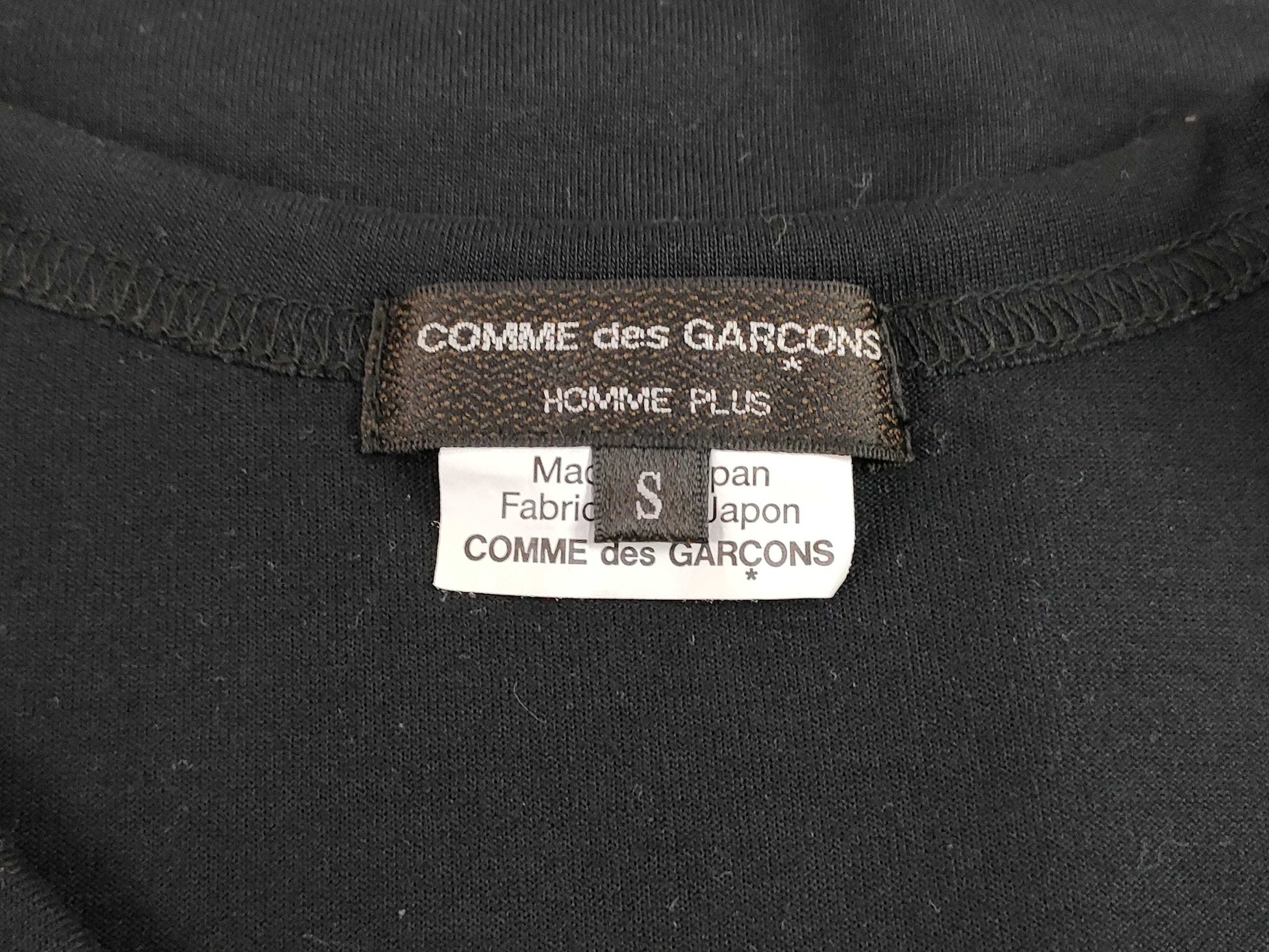 COMME des GARÇONS Homme Plus Men's AD2023 24SS Lip Long Sleeve T-Shirt PM-T013 Black/Red Dress