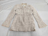CHANEL 02P Rayon x Cotton x Silk Tweed Jacket P19312 Ivory Size 38 Jacket