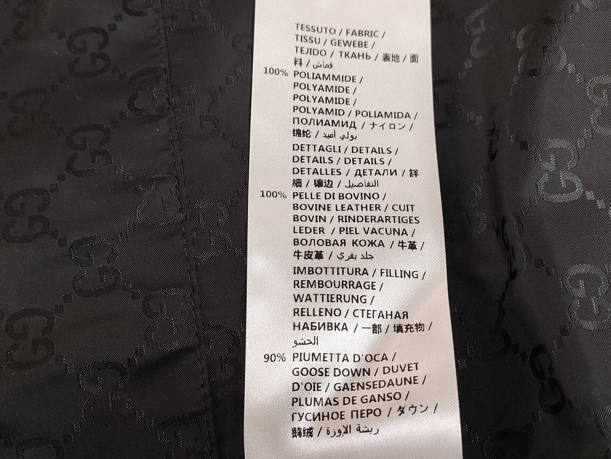 GUCCI 2016 Down Jacket 429854 Black Size 42 Jacket