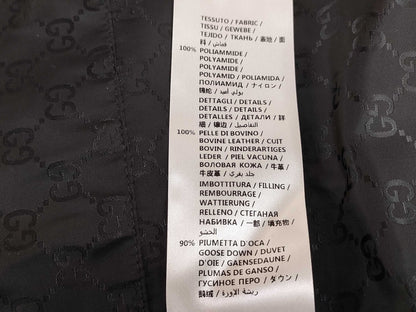 GUCCI 2016 Down Jacket 429854 Black Size 42 Jacket