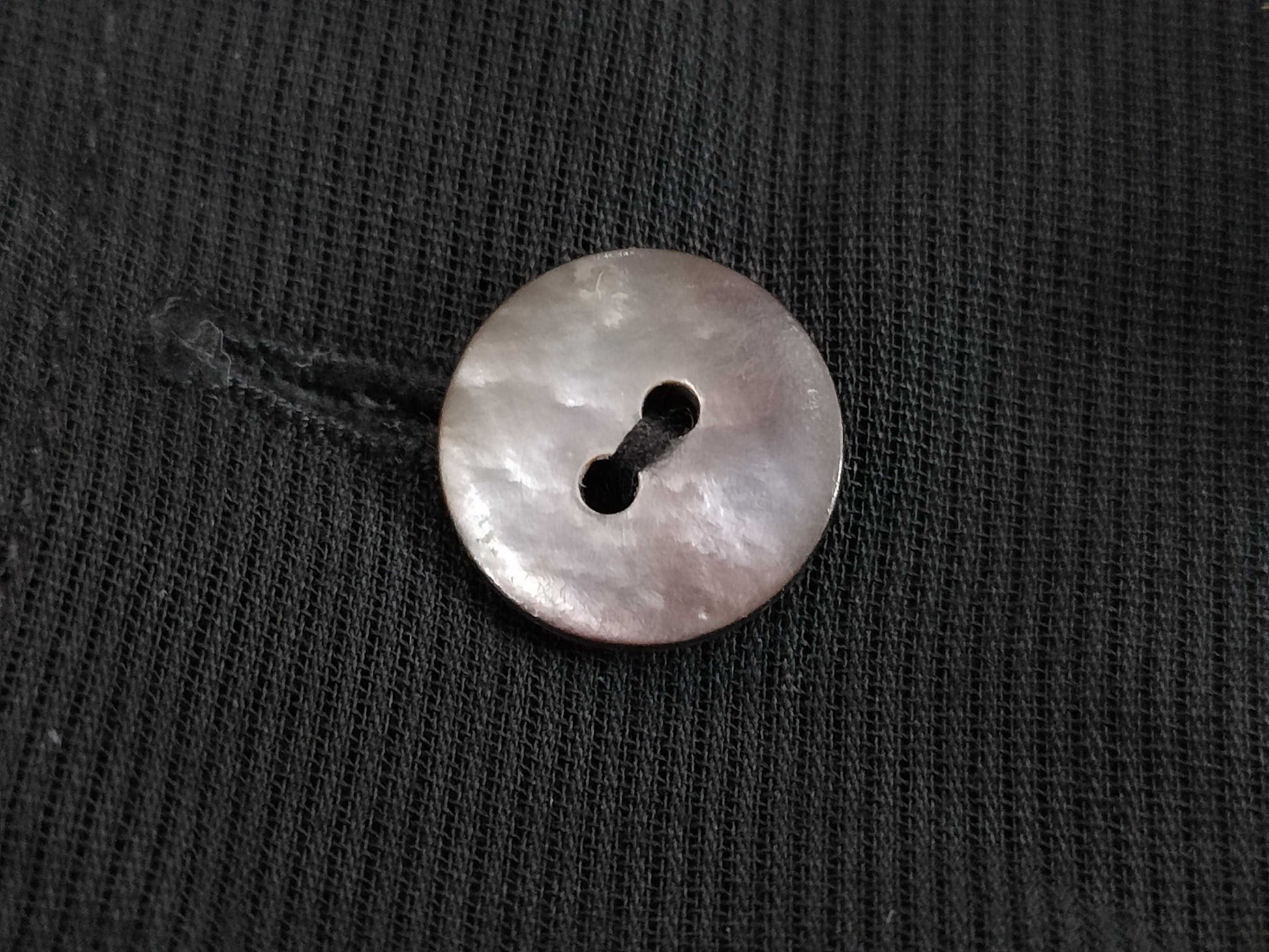 ISSEY MIYAKE Shirt Jacket with Brush Tag and Modified Collar, Black