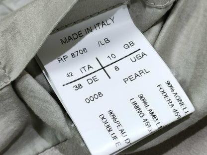 Rick Owens Lambskin Rider's Jacket, Beige, Size 42 