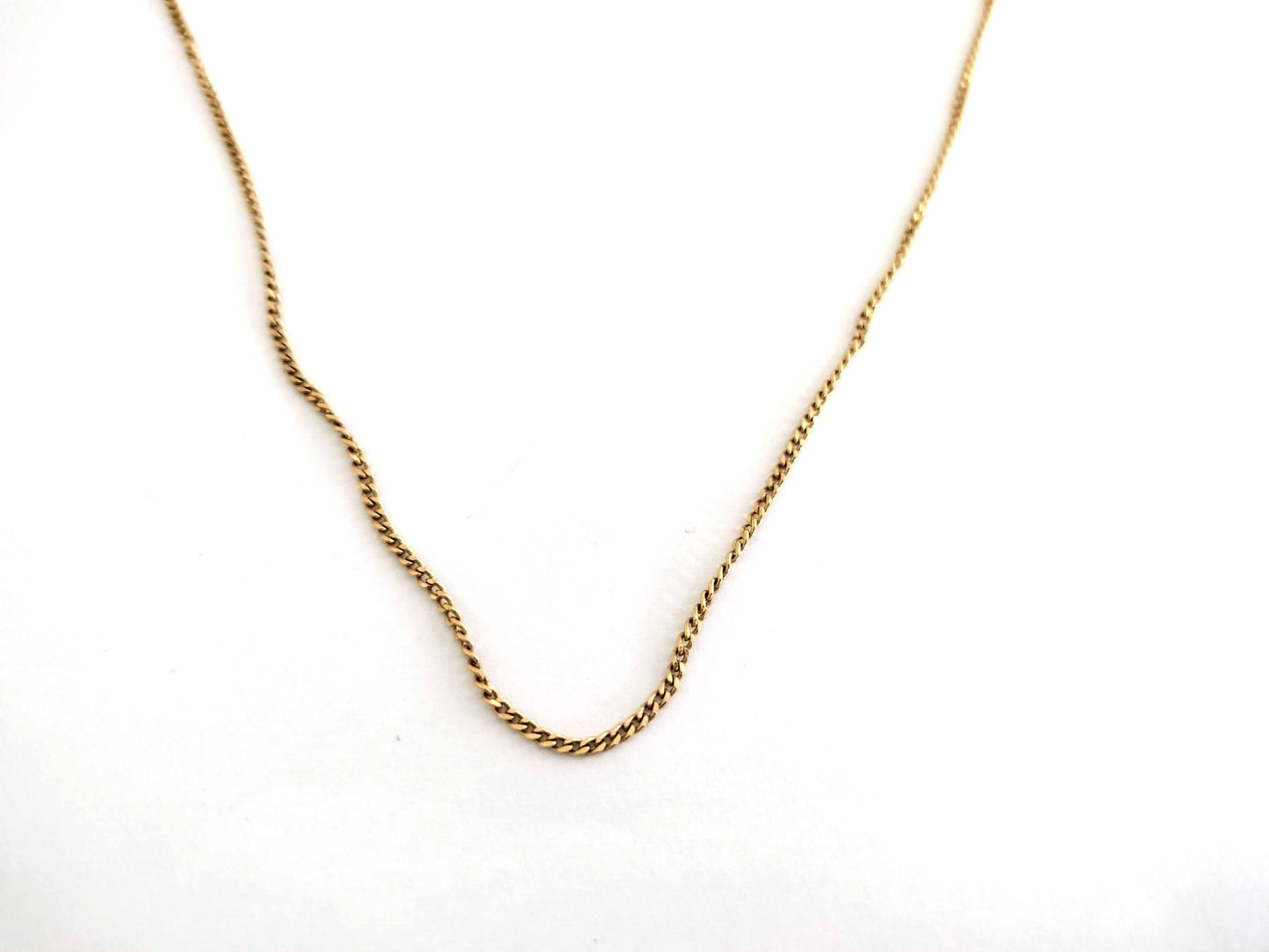 CELINE Chain Necklace GP Gold Necklace