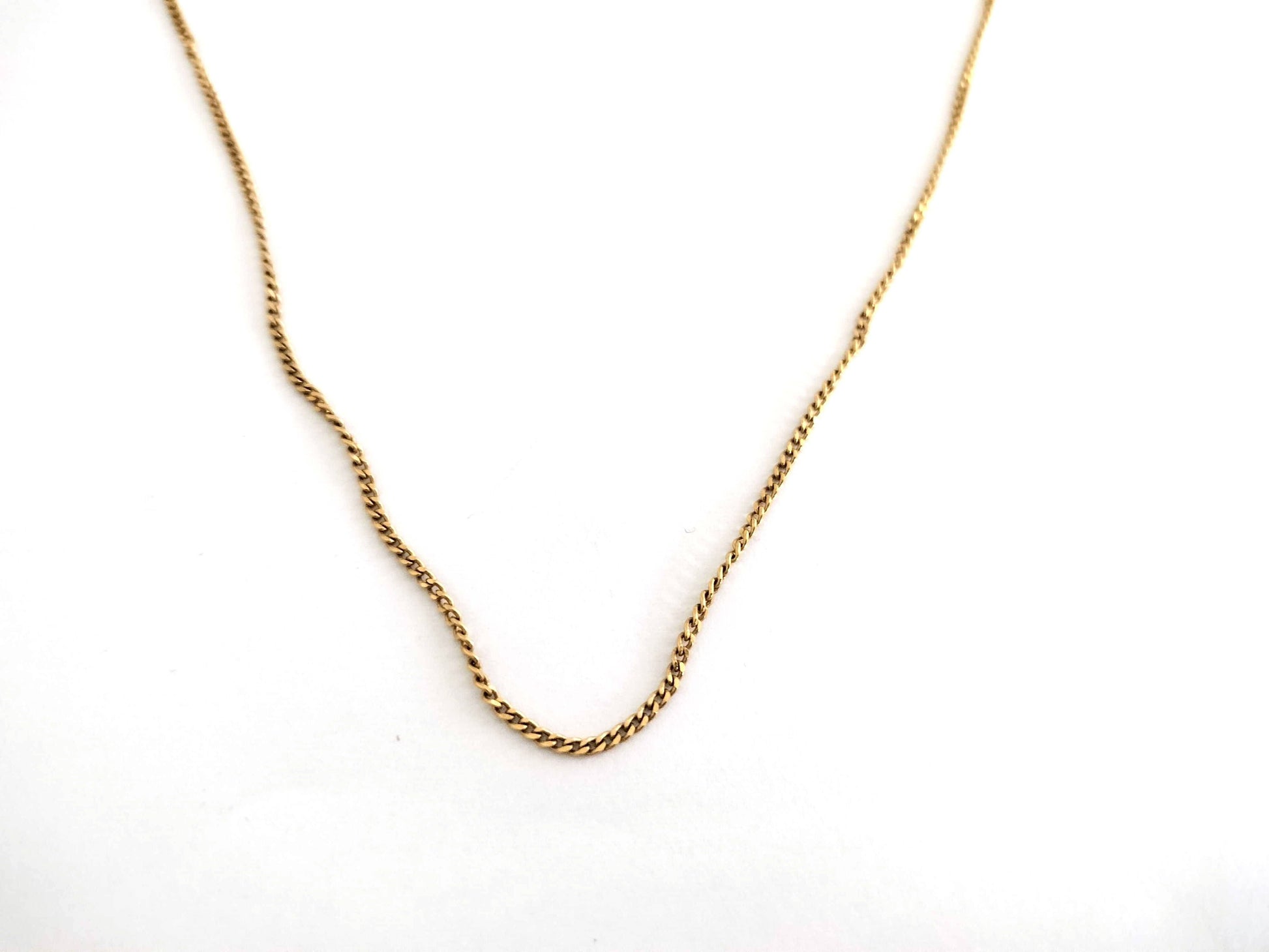 CELINE Chain Necklace GP Gold Necklace