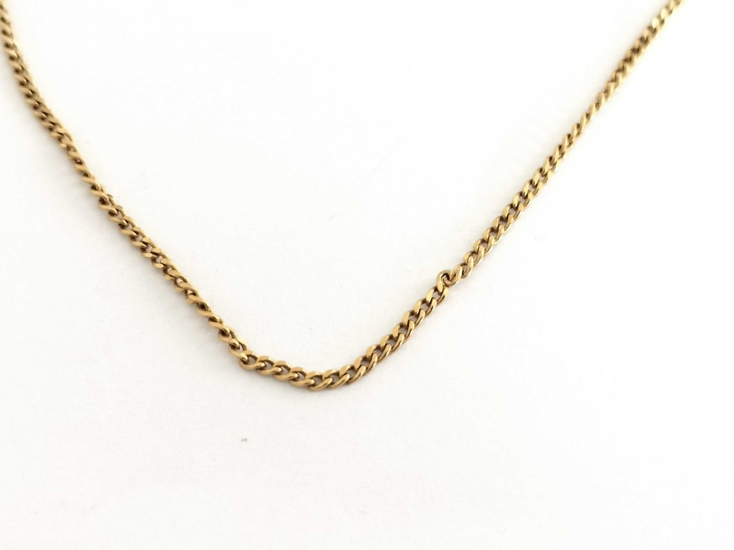 CELINE Chain Necklace GP Gold Necklace