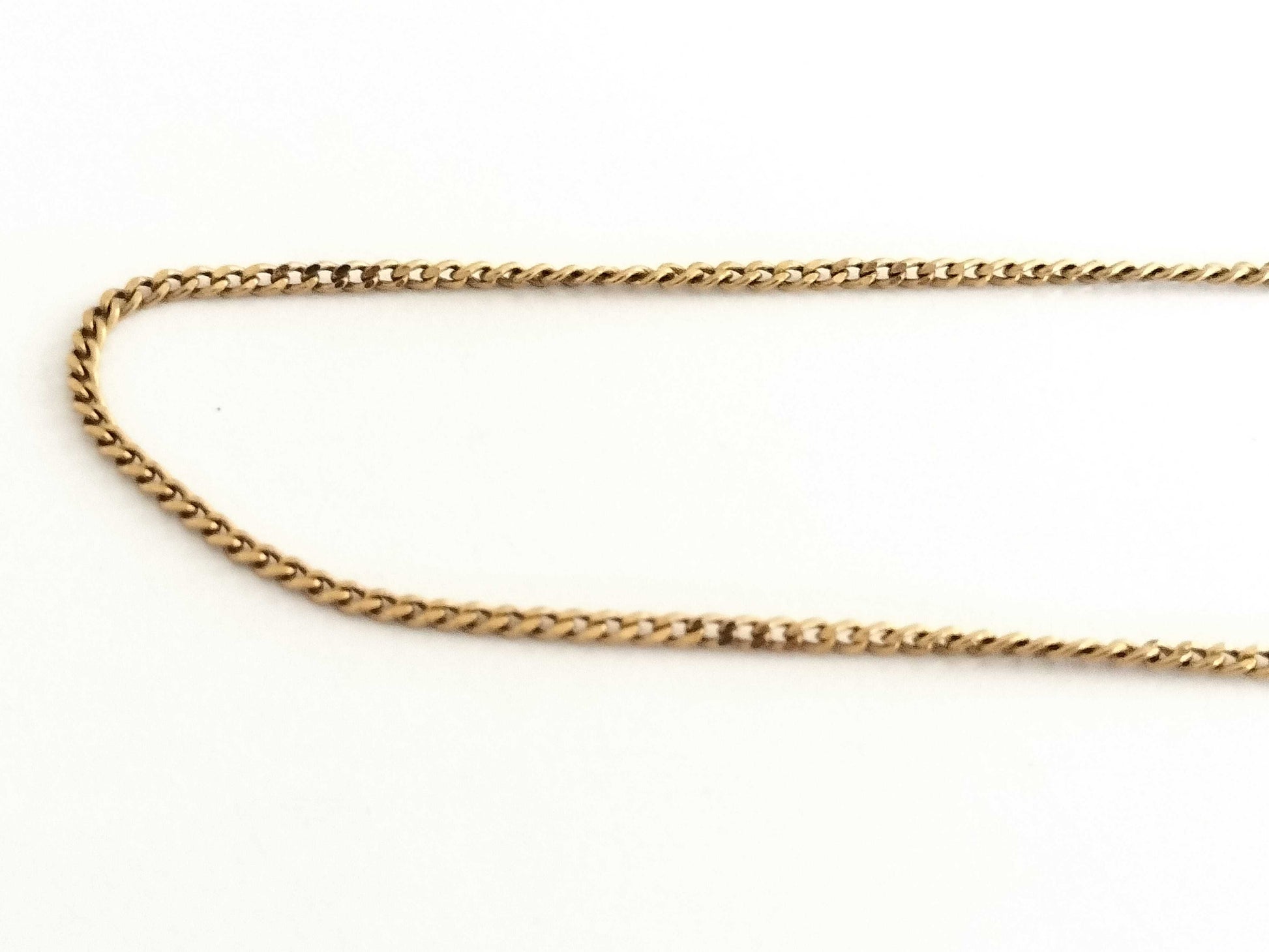 CELINE Chain Necklace GP Gold Necklace