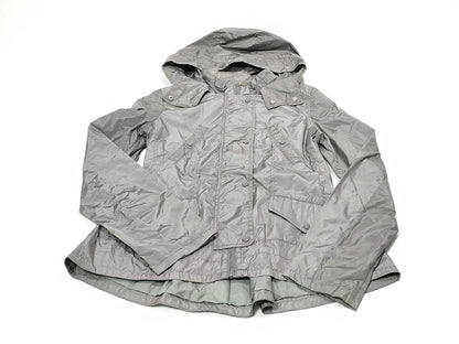MONCLER AYROLLE Kids' Nylon Hooded Zip-Up Jacket, Gray, Size 14+, Size 164cm