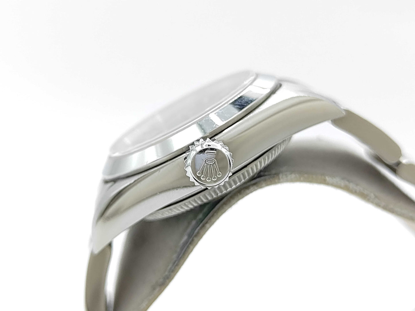 ROLEX 67180 U168725 Black Dial Oyster Bracelet Women's Watch