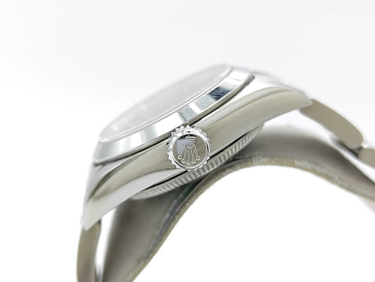 ROLEX 67180 U168725 Black Dial Oyster Bracelet Women's Watch