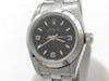 ROLEX 67180 U168725 Black Dial Oyster Bracelet Women's Watch