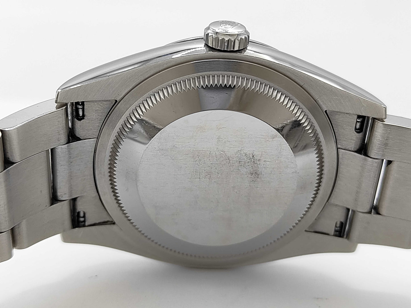 ROLEX 126200 9A032212 Bright Blue Oyster Bracelet Men's Watch