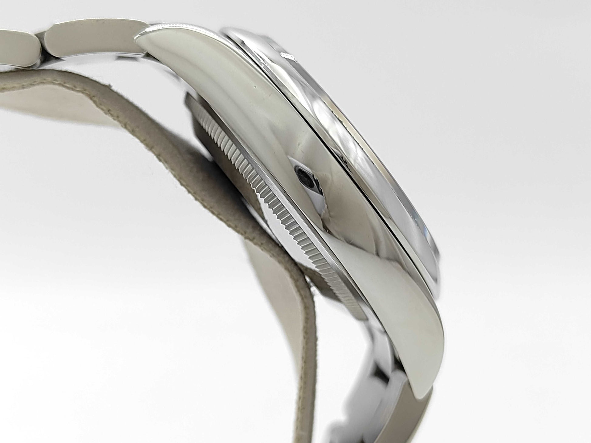 ROLEX 126200 9A032212 Bright Blue Oyster Bracelet Men's Watch