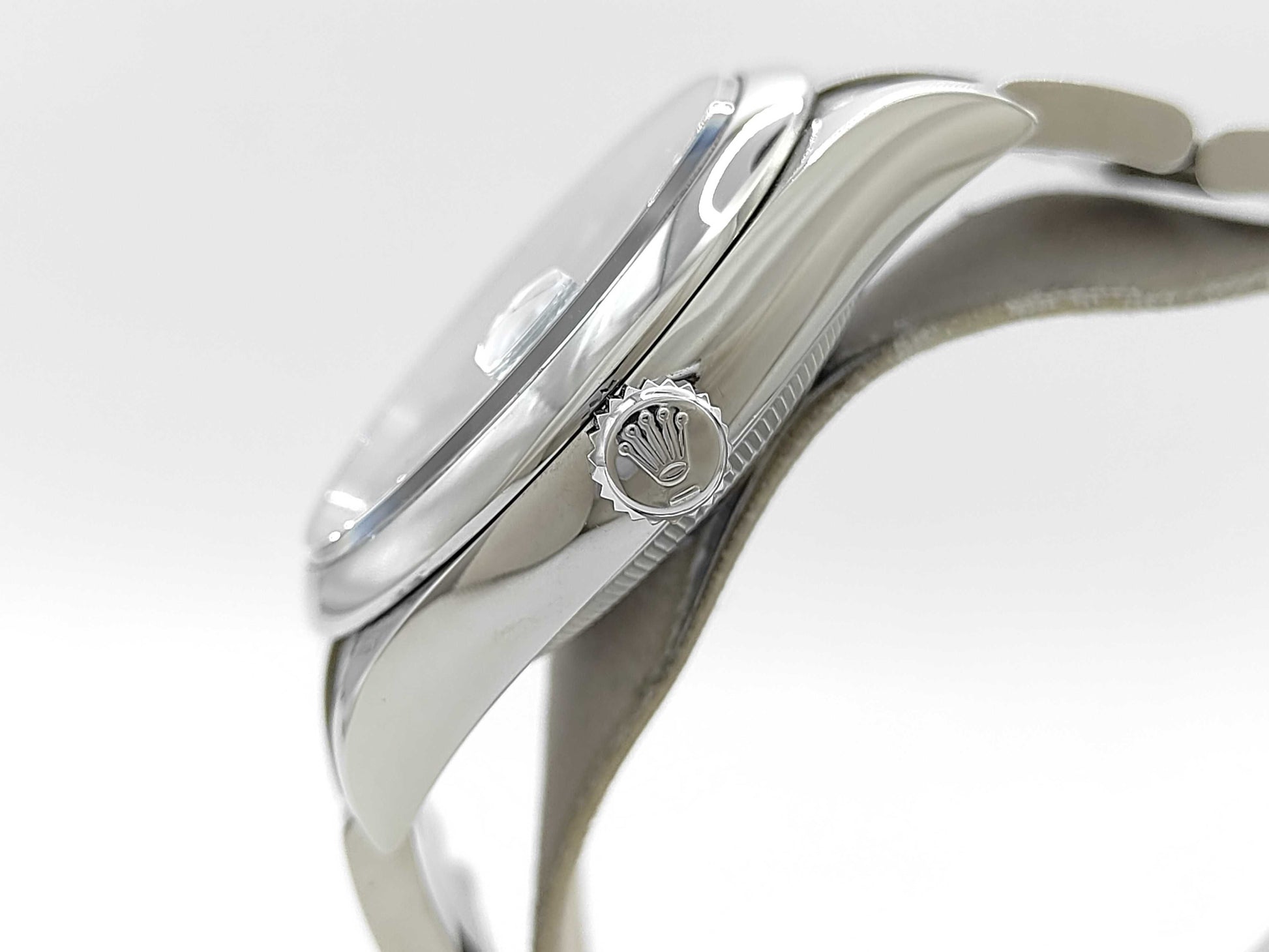 ROLEX 126200 9A032212 Bright Blue Oyster Bracelet Men's Watch