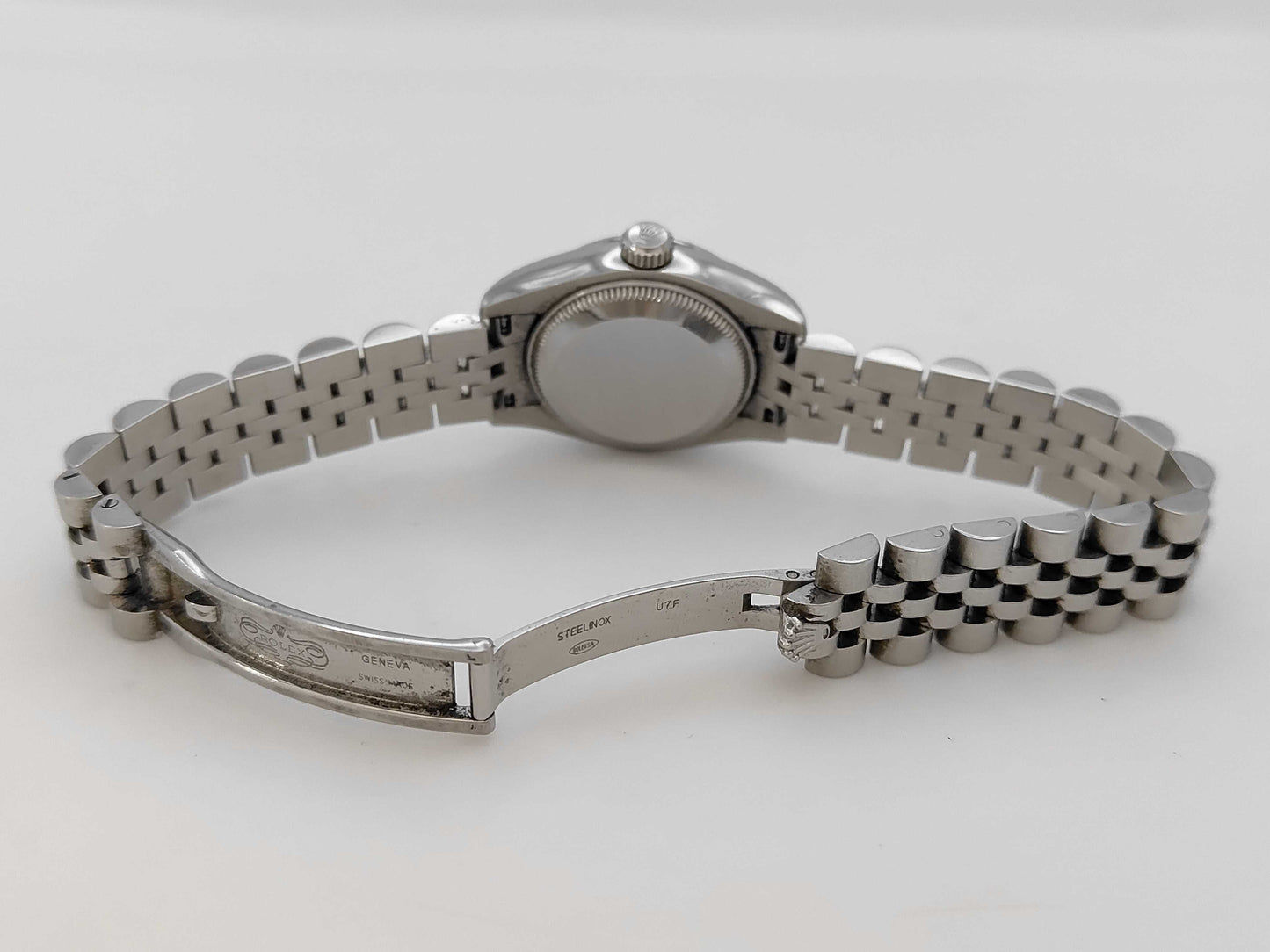 ROLEX 179174G V980969 Black Dial Jubilee Bracelet Women's Watch