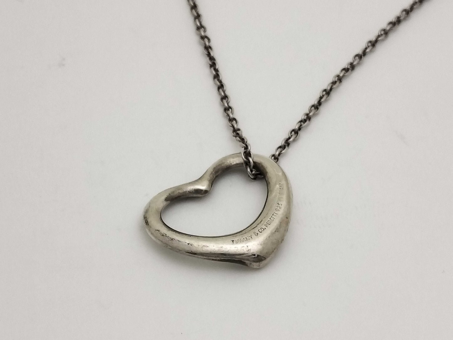Tiffany & Co. Open Heart Tiffany 925 Necklace